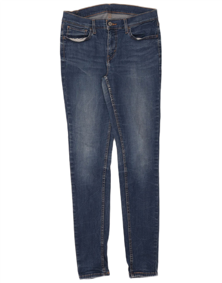 Levi's skinny jeans til kvinder W31 L32 blå bomuld