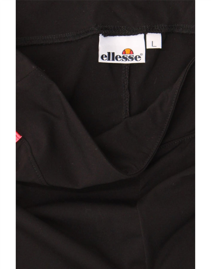 Ellesse Womens Grafiske Leggings UK 14 Large Black Colourblock