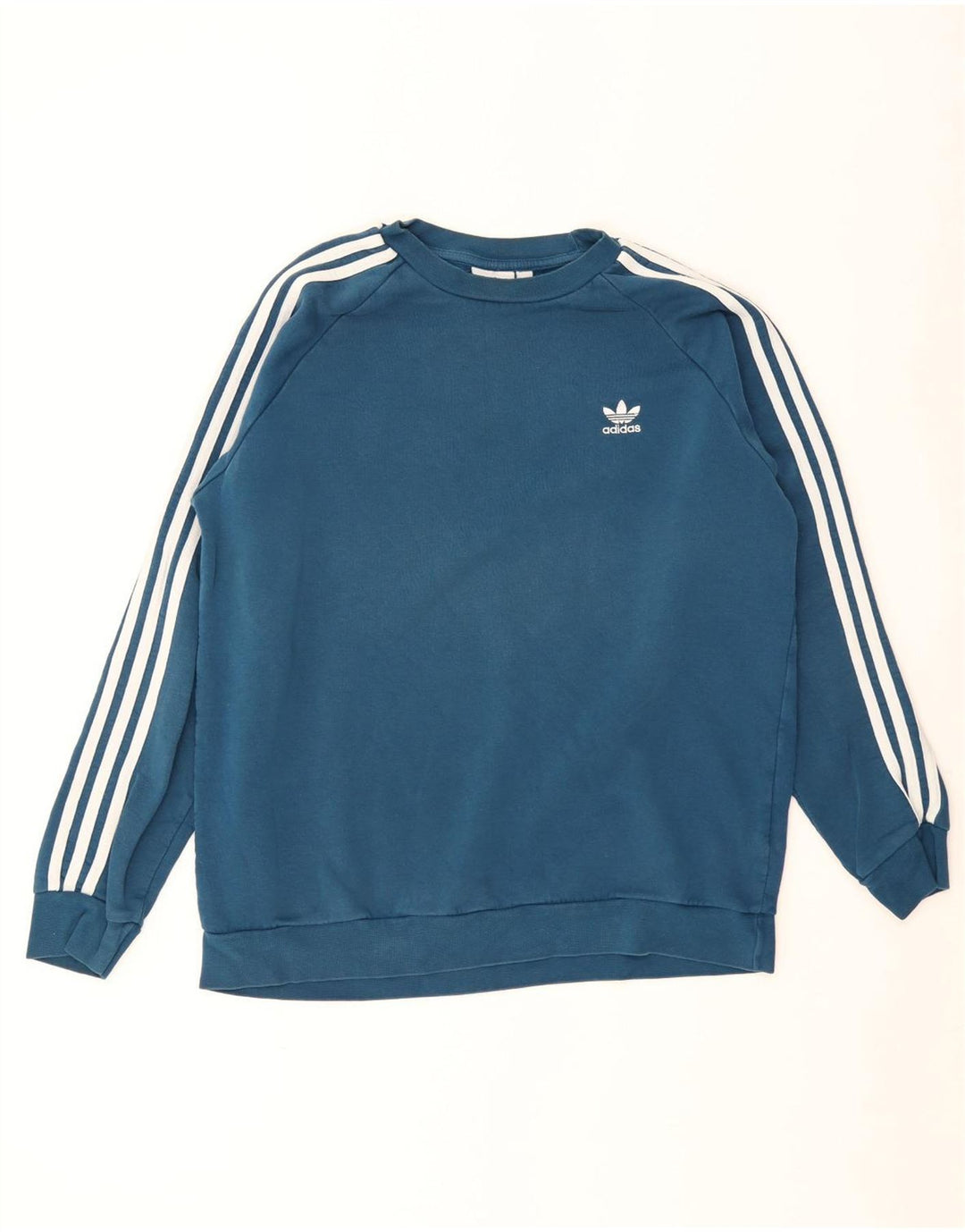 Adidas Sweatshirt til mænd, stor blå bomuld