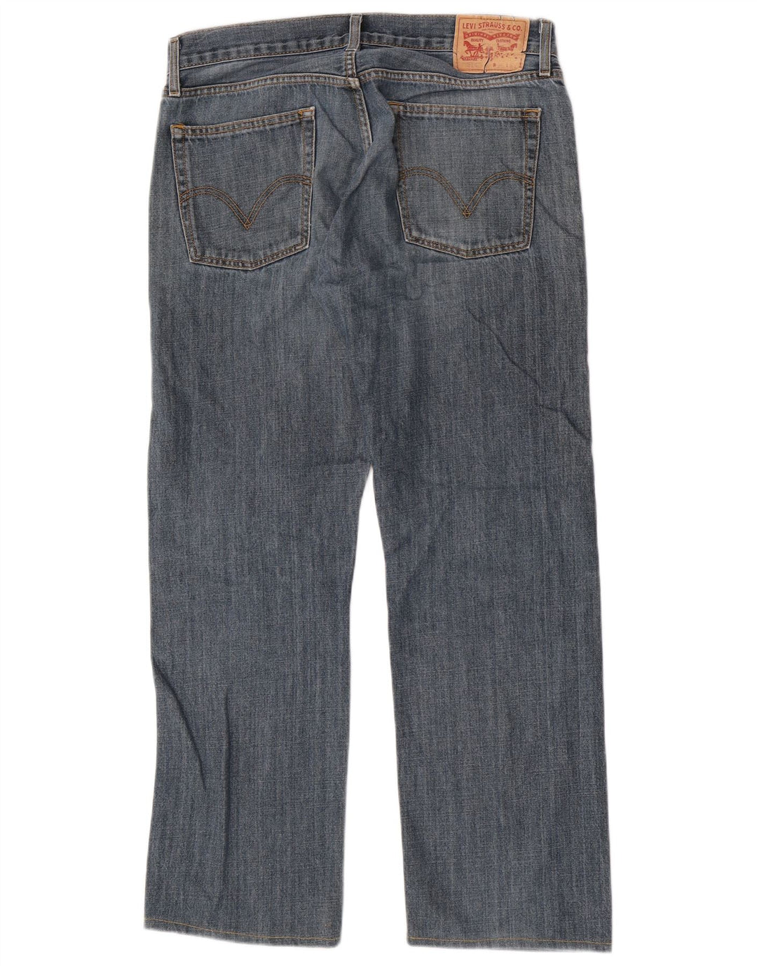 Levi's Herre 514 lige jeans W36 L31 blå bomuld