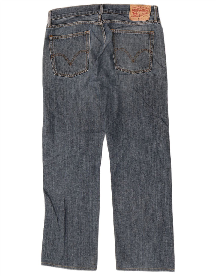 Levi's Herre 514 lige jeans W36 L31 blå bomuld