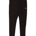 Puma Dame Leggings UK 12 Medium Sort Bomuld
