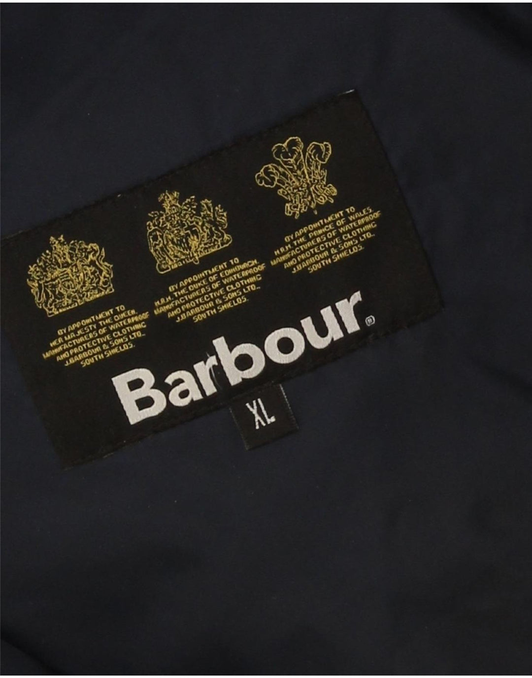 Barbour Herre quiltet jakke UK 42 XL Navy Blue