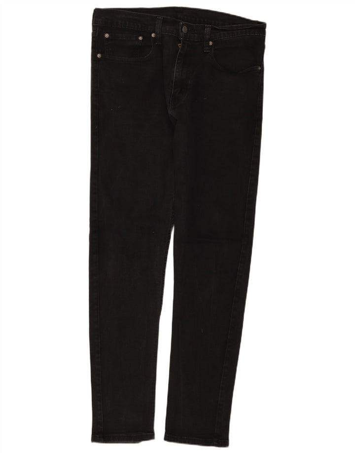 Levi's Herre 512 Slim Tapered Jeans W34 L32 Sort