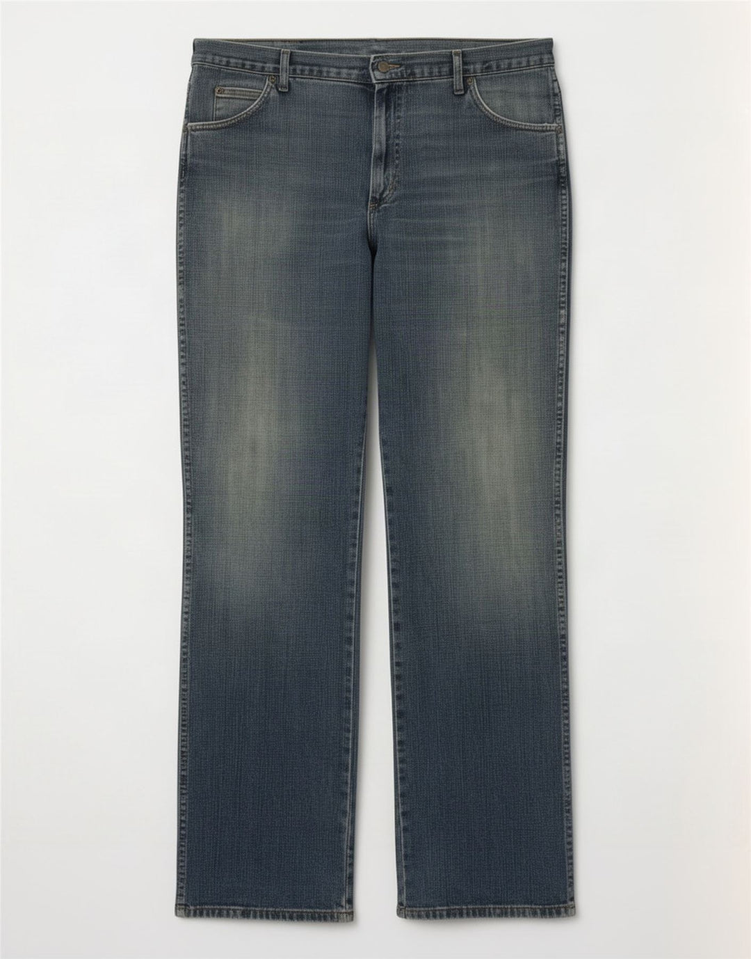 Wrangler Herre Bootcut Jeans W38 L34 Blå Bomuld