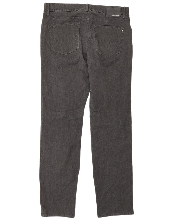 Pierre Cardin Straight Jeans til mænd W36 L34 Grå polyester