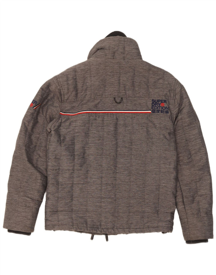 Superdry Herre The Windcheater Windbreaker Jacket UK 38 Medium Grey Flecked