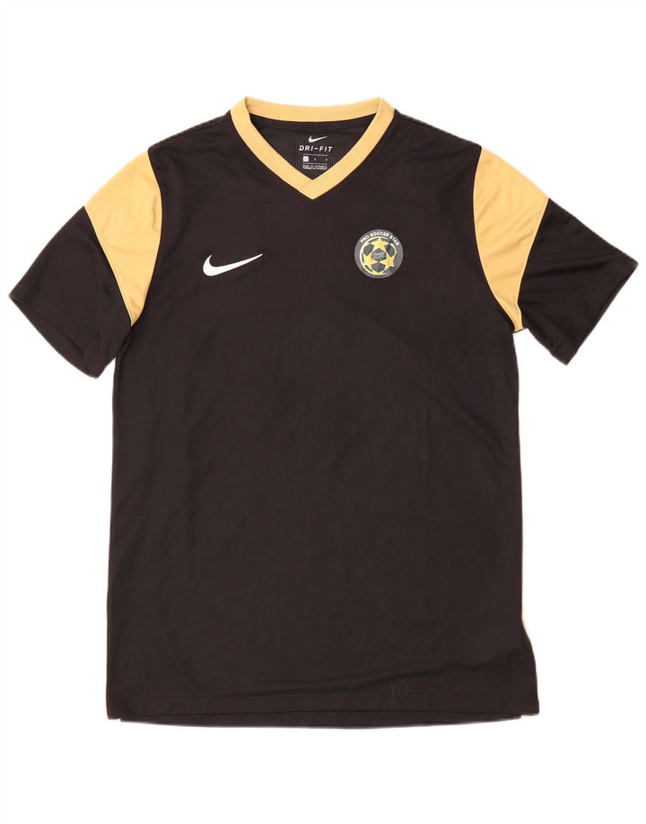Nike Herre Dri Fit T-shirt Top Stor sort polyester