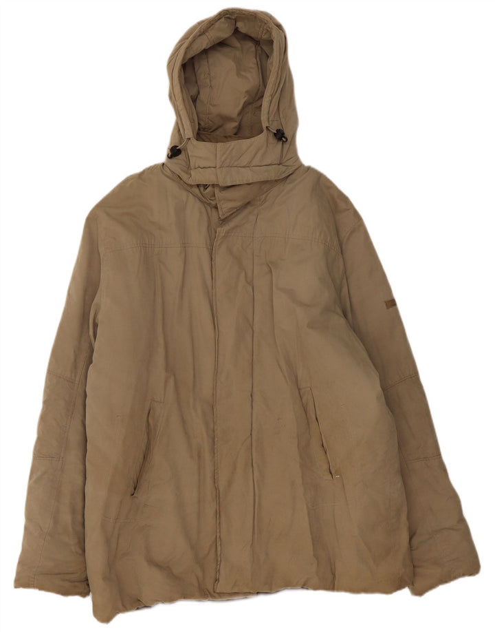 Champion Herre hættepolstret jakke UK 42 XL Beige