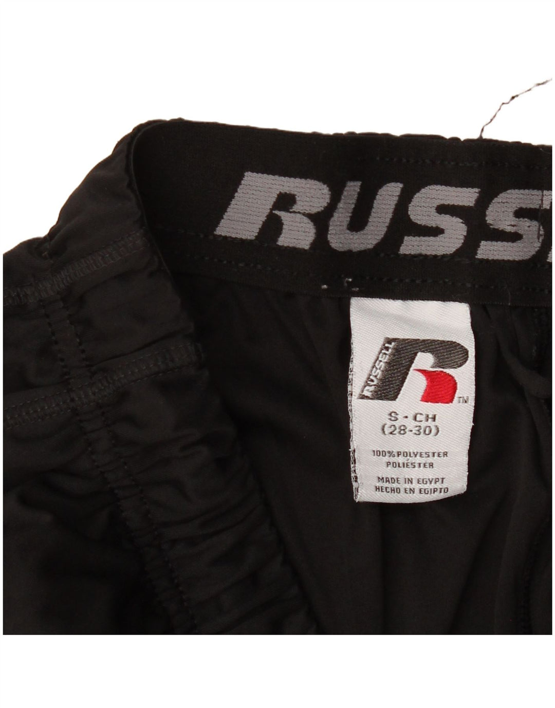 RUSSELL ATHLETIC Herre Dri-Power Sportshorts Små sorte polyester
