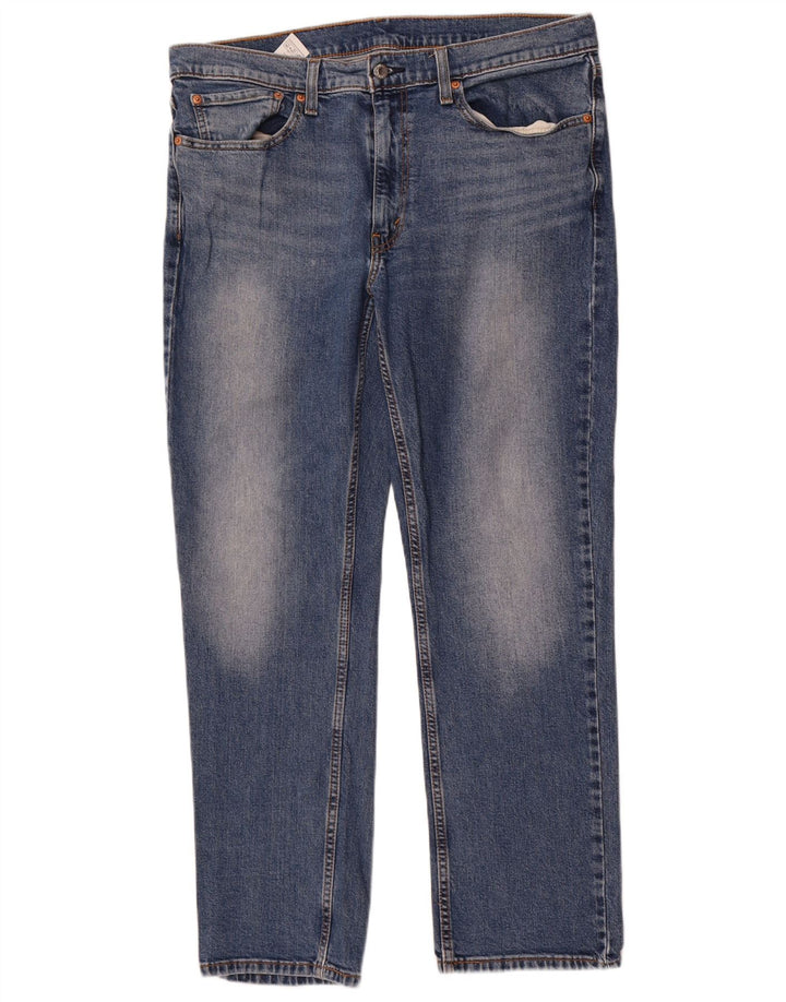 Levi's Herre 514 lige jeans W36 L30 blå bomuld