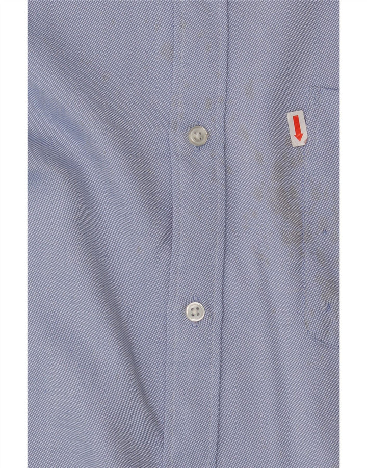 TOMMY HILFIGER Mens Regular Fit Shirt Size 18 2XL Blue Vintage Tommy Hilfiger and Second-Hand Tommy Hilfiger from Messina Hembry 