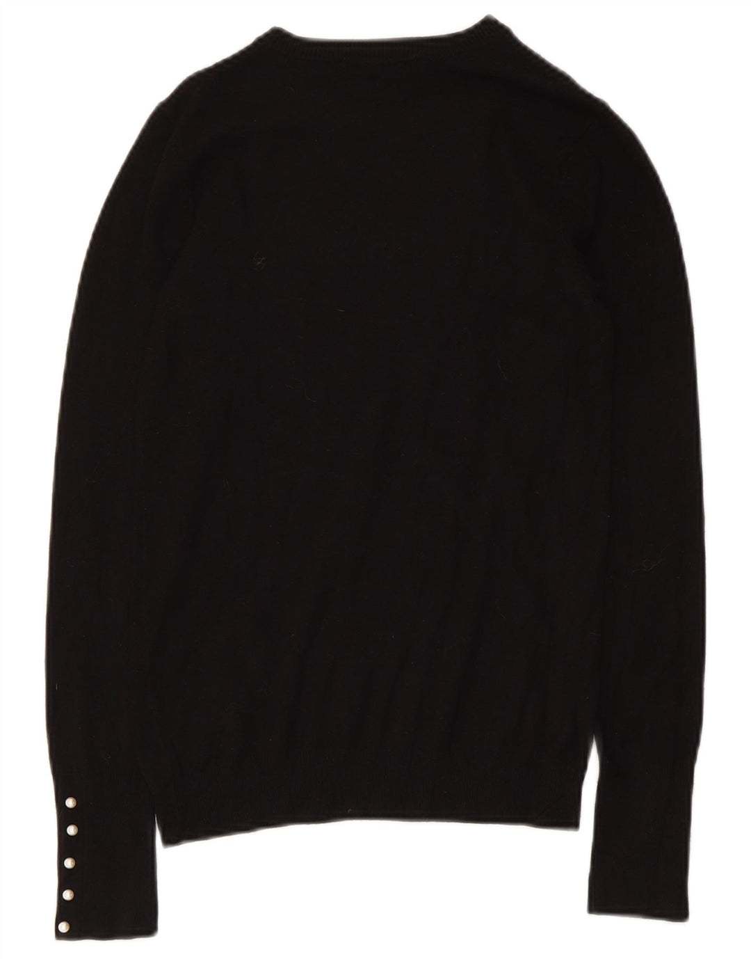 Zara Dame Boat Neck Jumper Sweater UK 8 Small Black