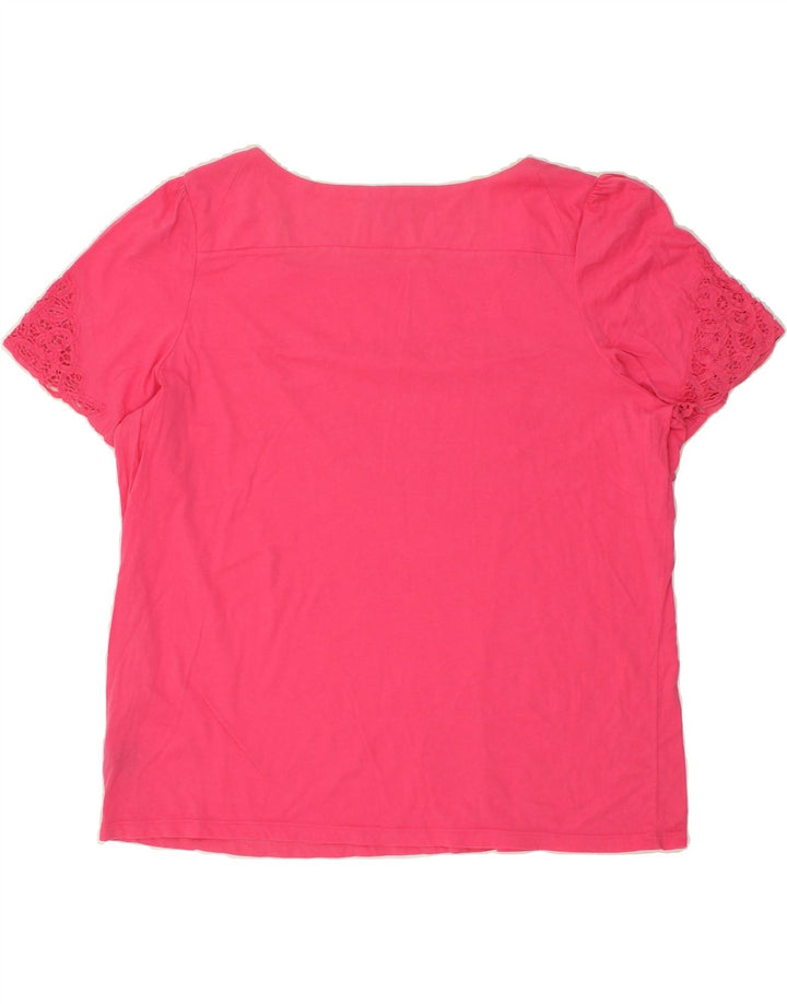 CHAPS Womens Blouse Top UK 20 2XL Pink Cotton Vintage Chaps and Second-Hand Chaps from Messina Hembry 