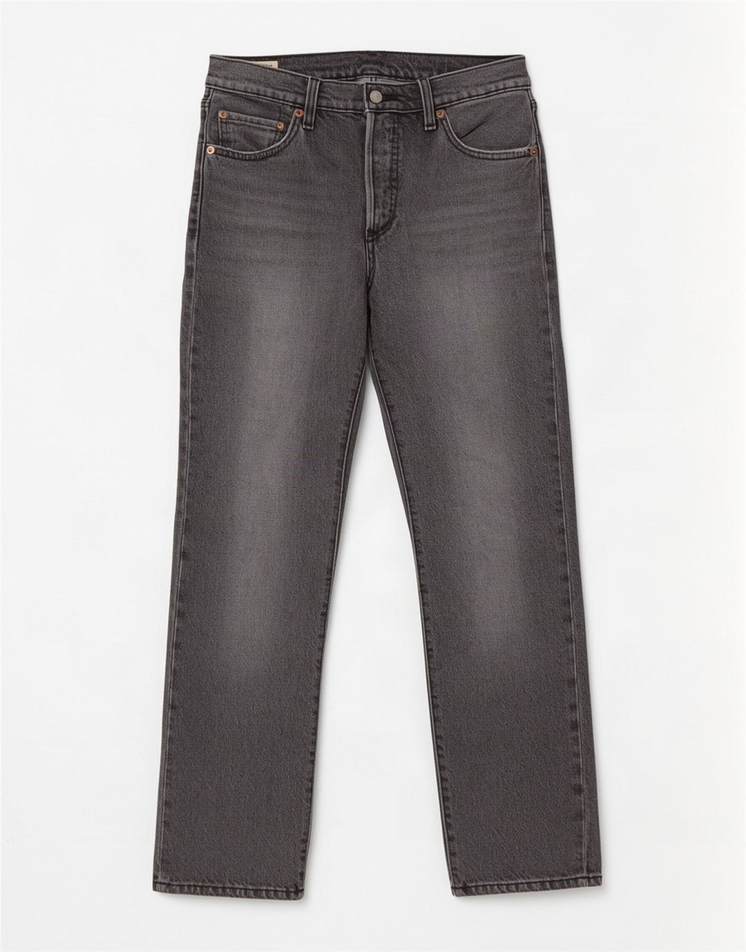 Levi's Herre 501 Straight Jeans W28 L27 Grå Bomuld