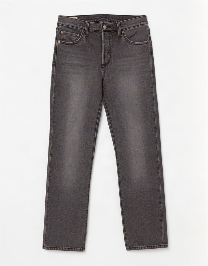 Levi's Herre 501 Straight Jeans W28 L27 Grå Bomuld