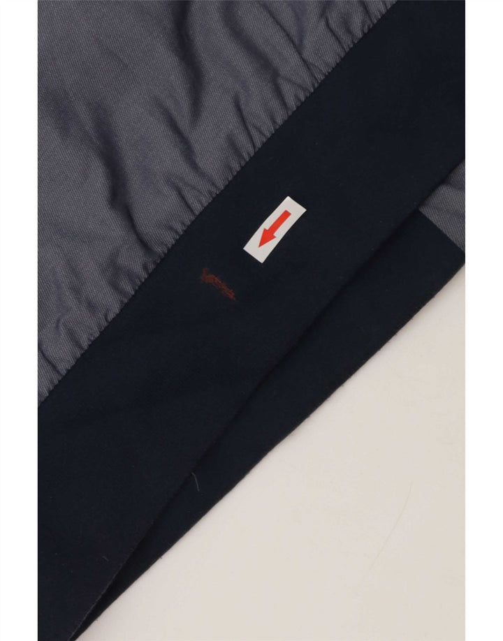 Marks & Spencer Herre Bomber Jacket UK 46 3XL Blå Colourblock Bomuld
