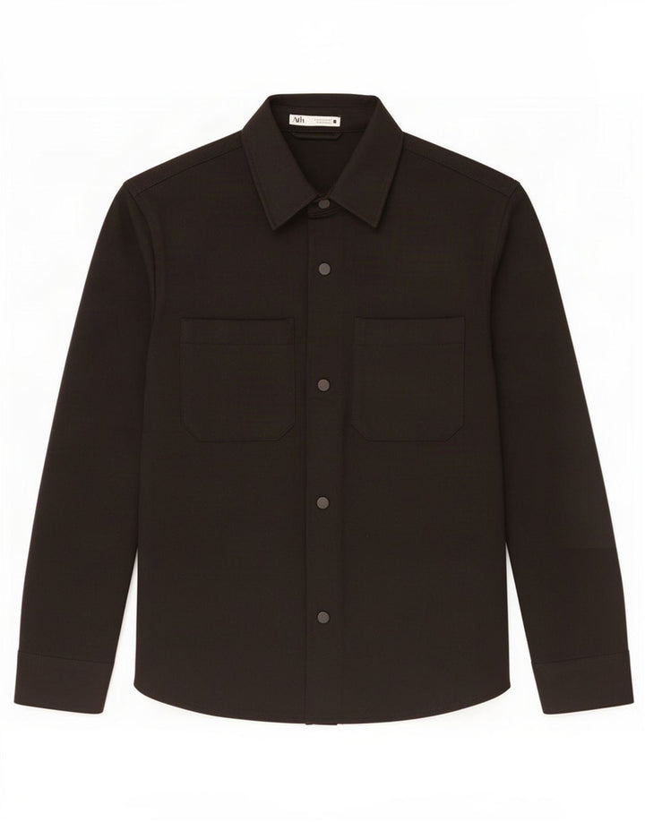 Zara herreskjorte lille sort polyester