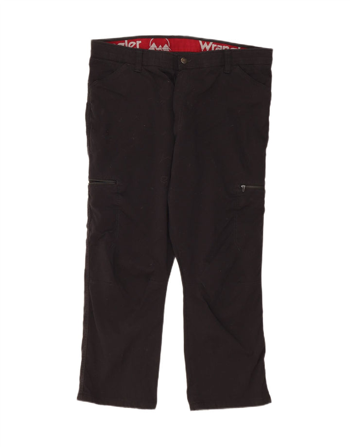 WRANGLER Womens Straight Cargo Trousers W40 L26 Black Nylon Vintage Wrangler and Second-Hand Wrangler from Messina Hembry 