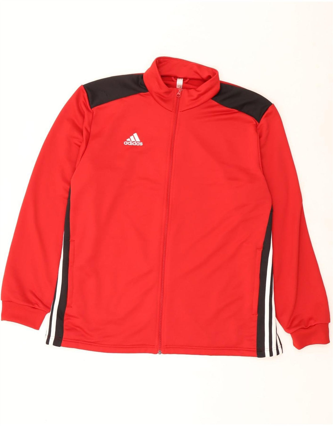 Adidas Træningsdragt til mænd Topjakke 2XL Rød Colourblock Polyester