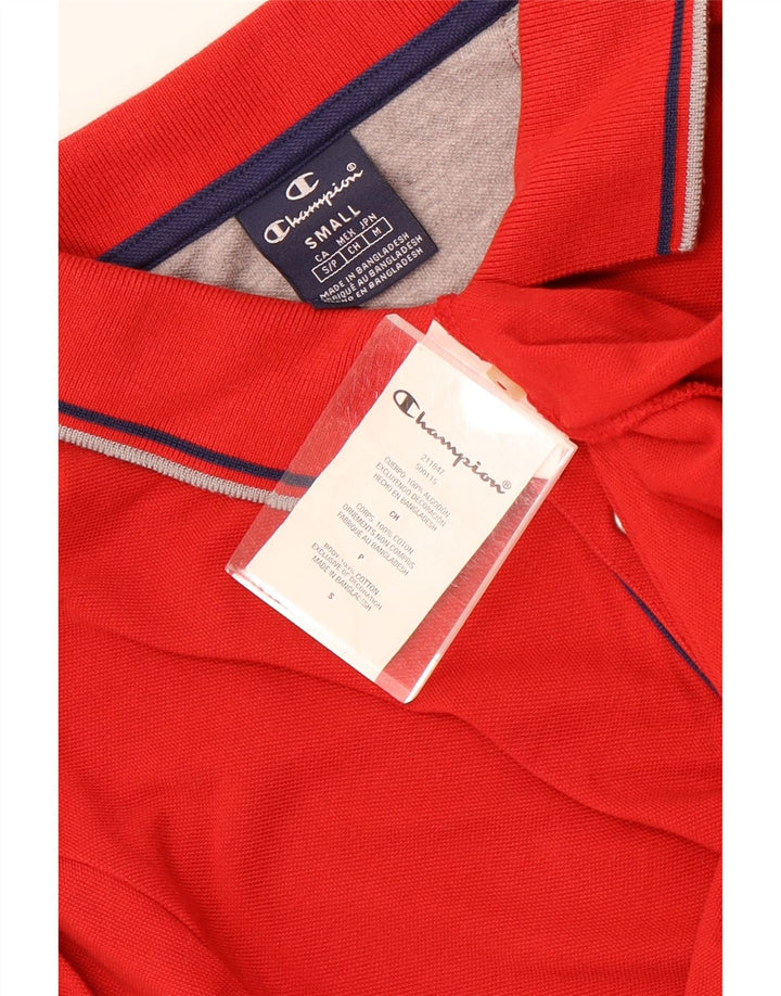 Champion herre poloshirt Lille rød bomuld