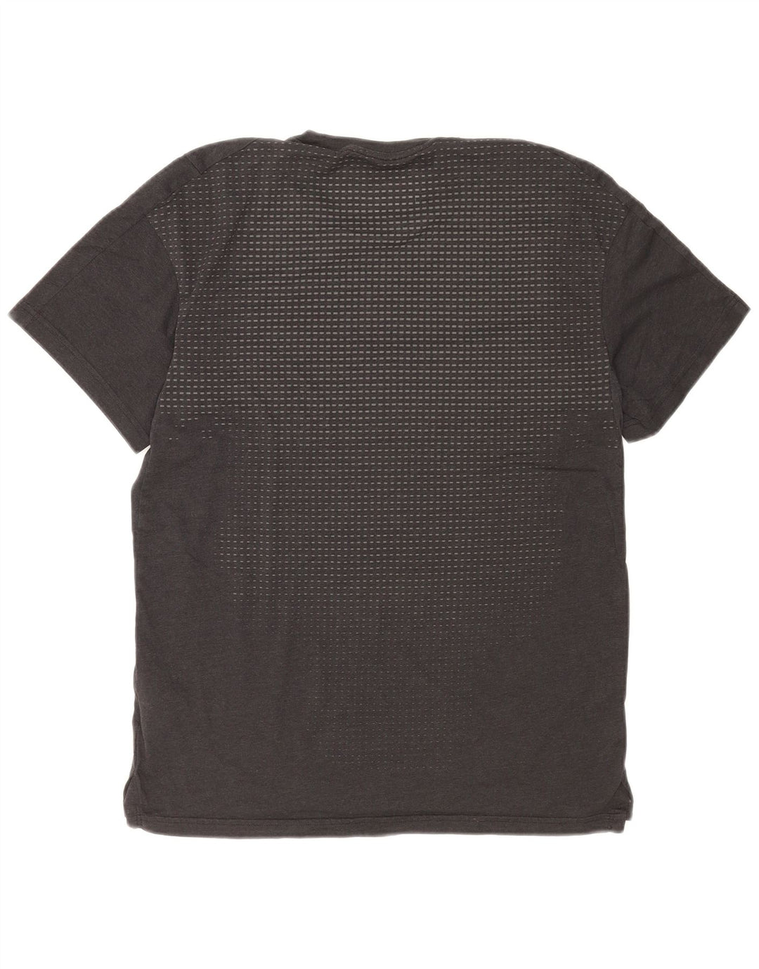 Nike Herre Dri Fit grafisk T-shirt top lille grå bomuld