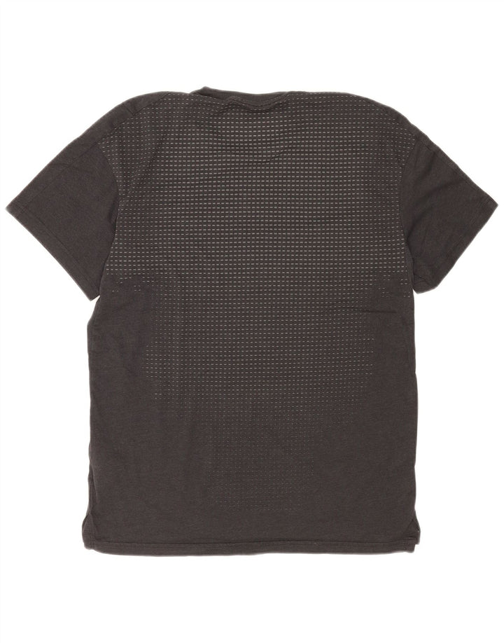 Nike Herre Dri Fit grafisk T-shirt top lille grå bomuld