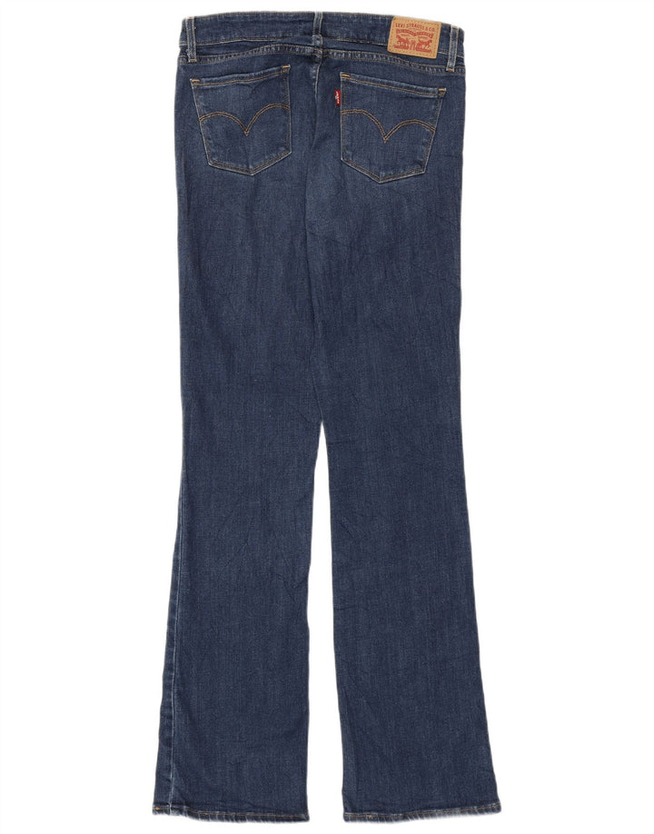 Levi's Dame 715 Bootcut Jeans W28 L32 Marineblå Bomuld