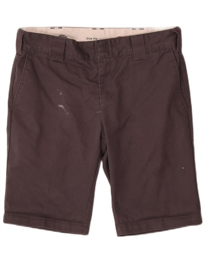 DICKIES Herre Slim Fit Chino Shorts W30 Medium Grey Bomuld