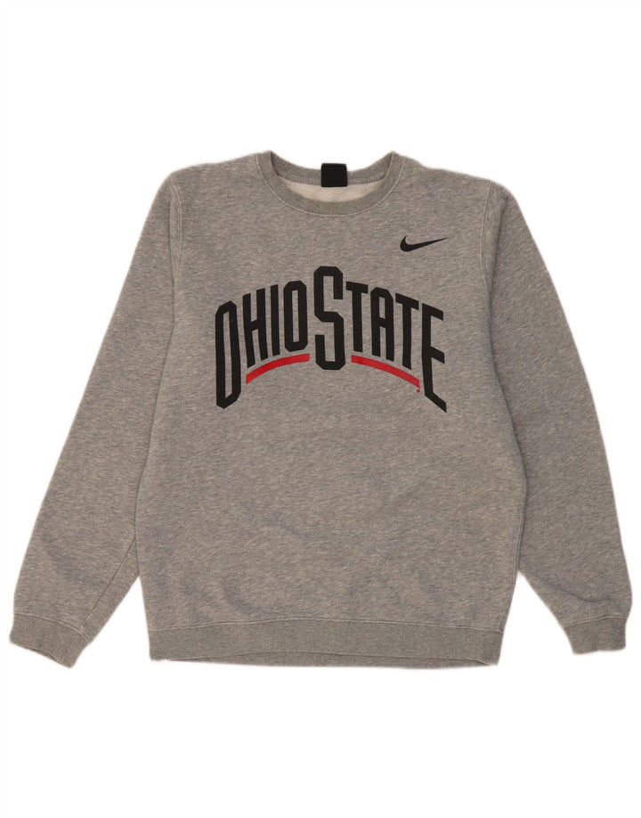 NIKE Herre Ohio State Graphic Sweatshirt Jumper lille grå bomuld