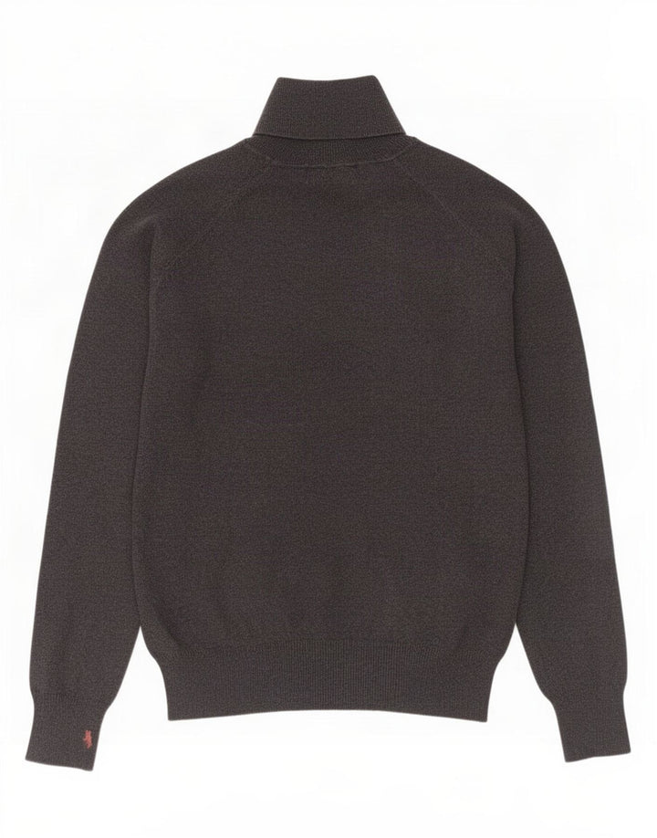 Zara Dame Rullehals Sweater UK 12 Medium Grå