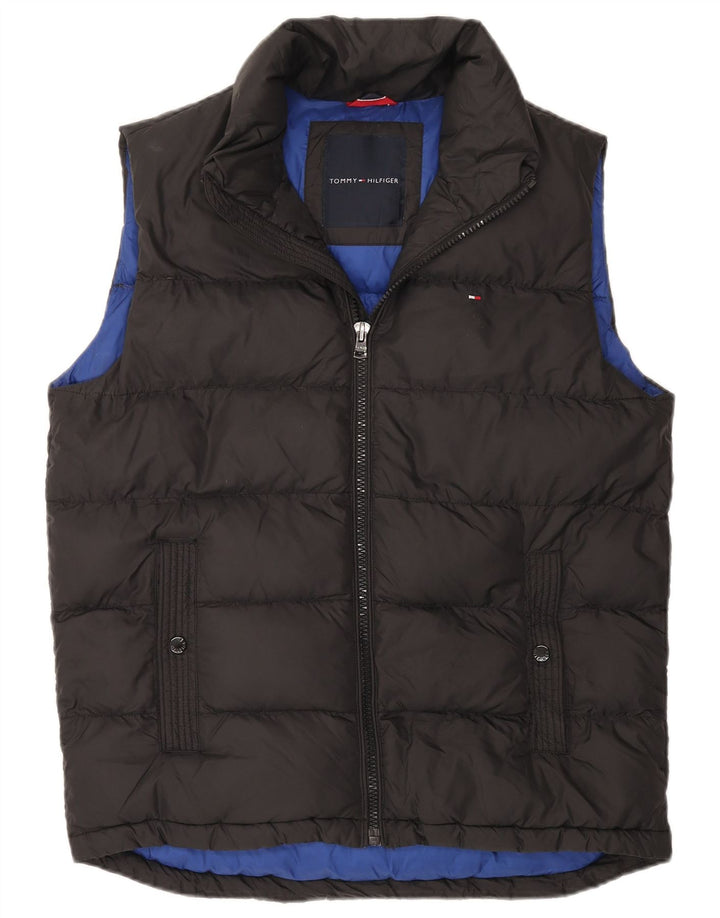 TOMMY HILFIGER Polstret Gilet til mænd UK 40 Stor sort nylon