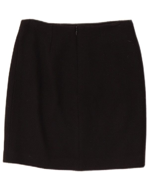 Etam Dame Mini Nederdel IT 36 XS W24 Sort Uld
