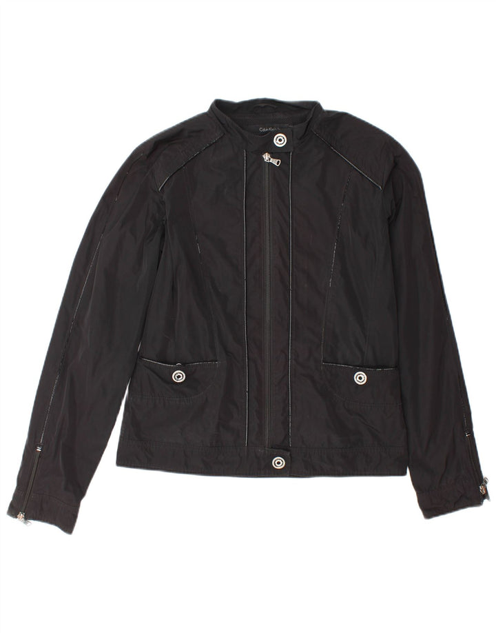 Calvin Klein Bomberjakke til kvinder UK 12 Medium Sort