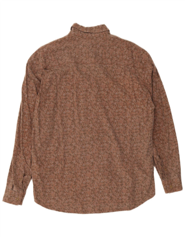 Wampum Herreskjorte Medium Brun Floral