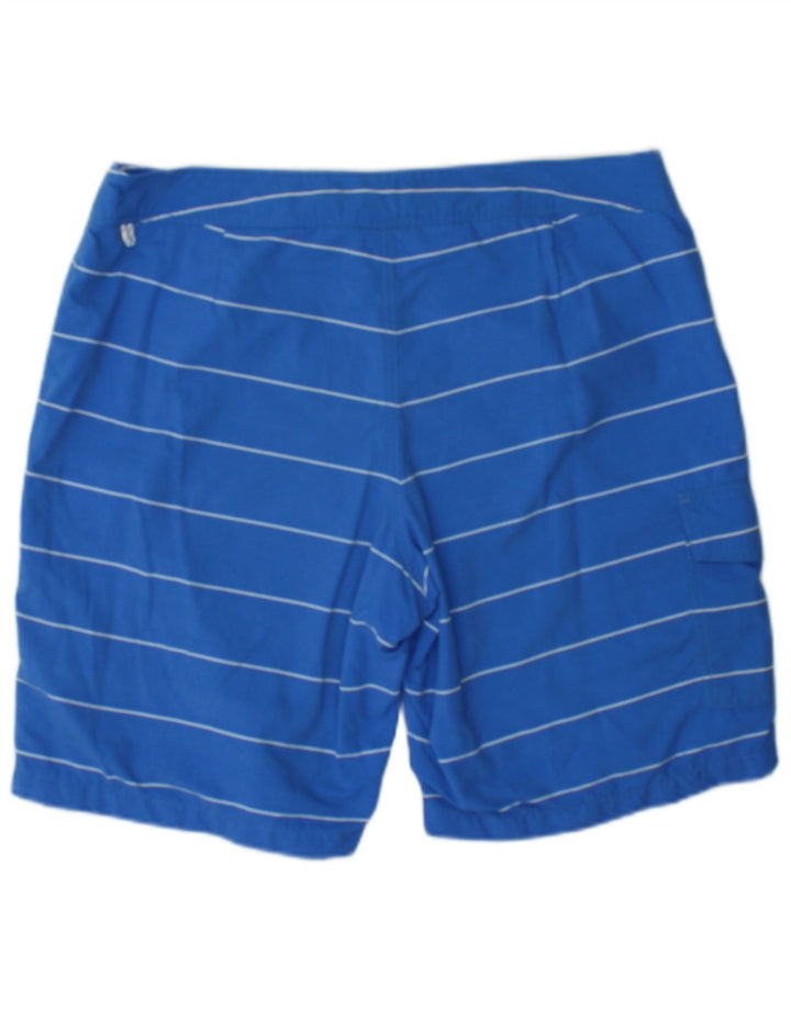 J. Crew Badeshorts til mænd mellemblå stribet