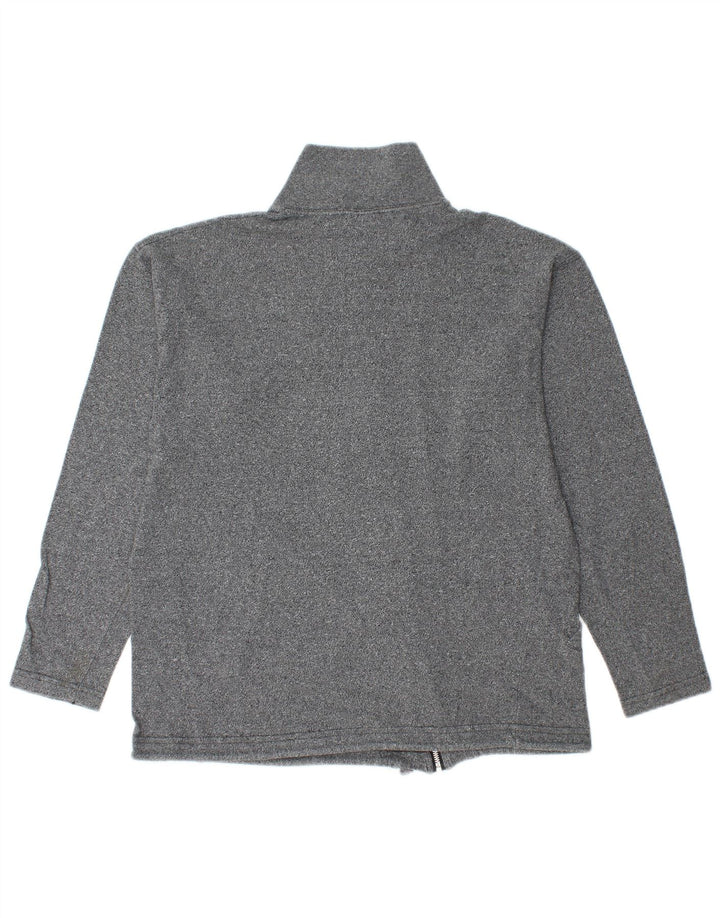 Champion Womens træningsdragt Topjakke UK 14 Medium Grey Flecked Bomuld