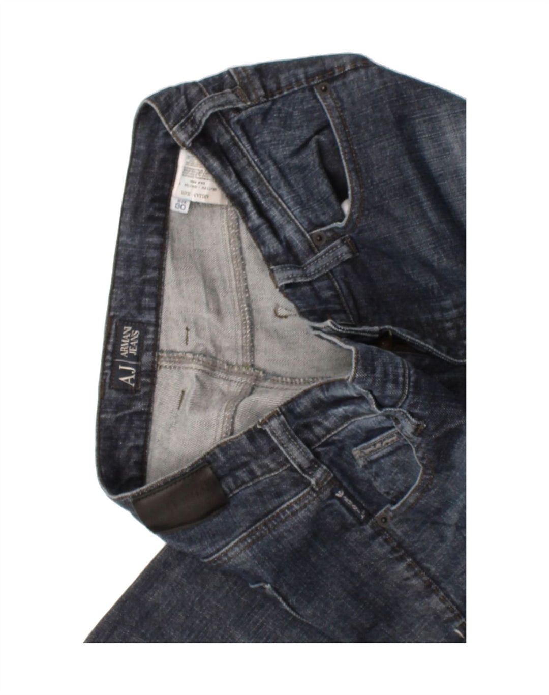 ARMANI Womens Straight Jeans W30 L28 Blue Cotton Vintage Armani and Second-Hand Armani from Messina Hembry 