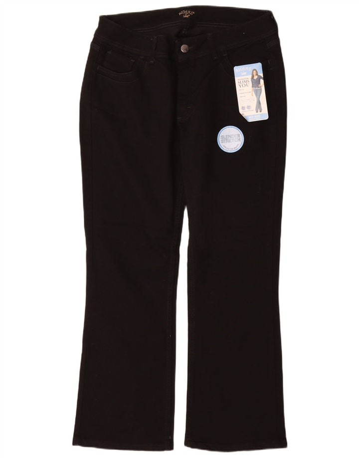 Lee Dame Slender Bootcut Jeans US 16 2XL W34 L30 Sort Bomuld