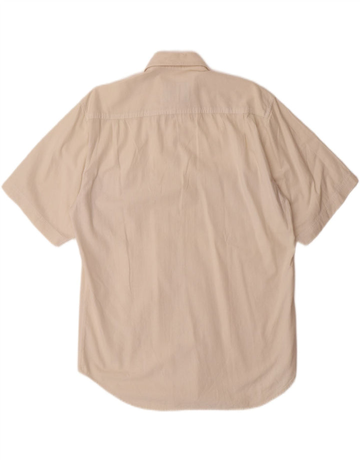 ARPINO Mens Short Sleeve Shirt Size 37/38 Small Beige Vintage Arpino and Second-Hand Arpino from Messina Hembry 