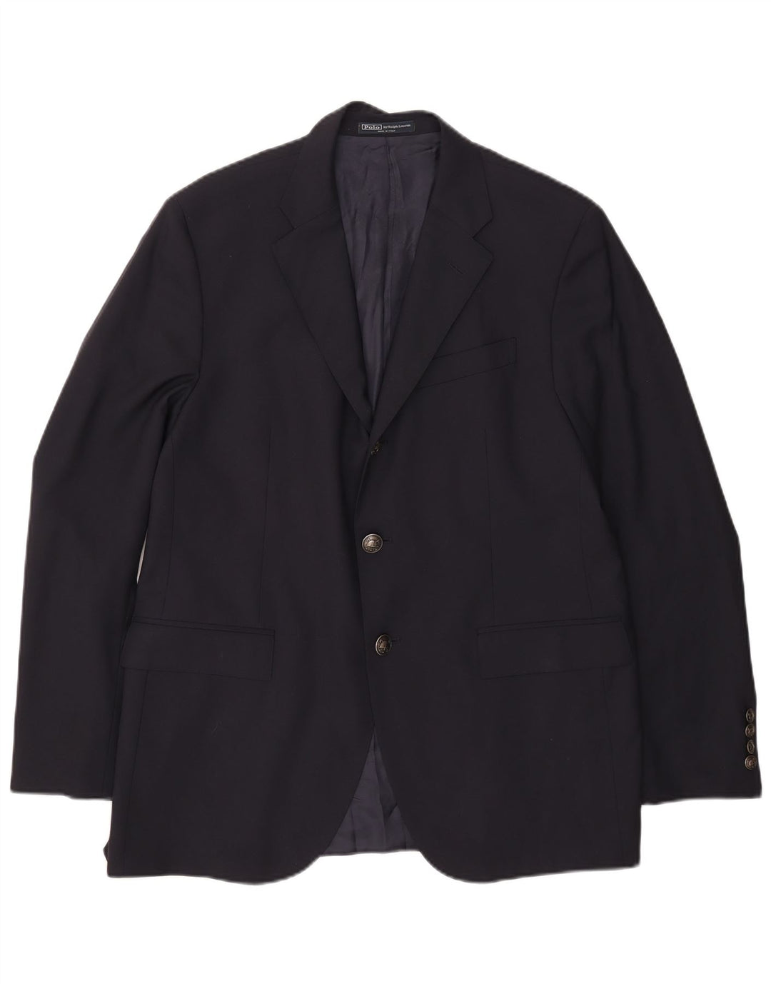 Polo Ralph Lauren Herre 2-knaps blazerjakke IT 54 XL Marineblå Uld