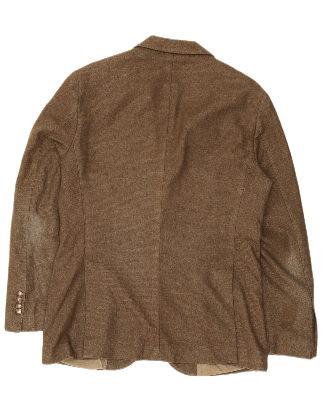 Massimo Dutti Herre 2-knaps blazerjakke EU 50 Stor brun uld