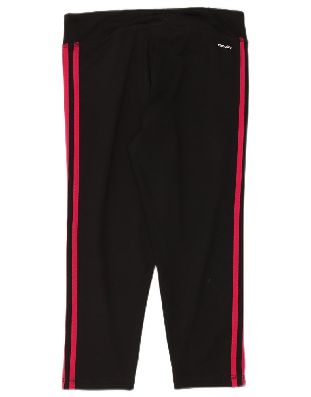 Adidas Womens Climalite Crop Leggings UK 12/14 Medium Black Polyester