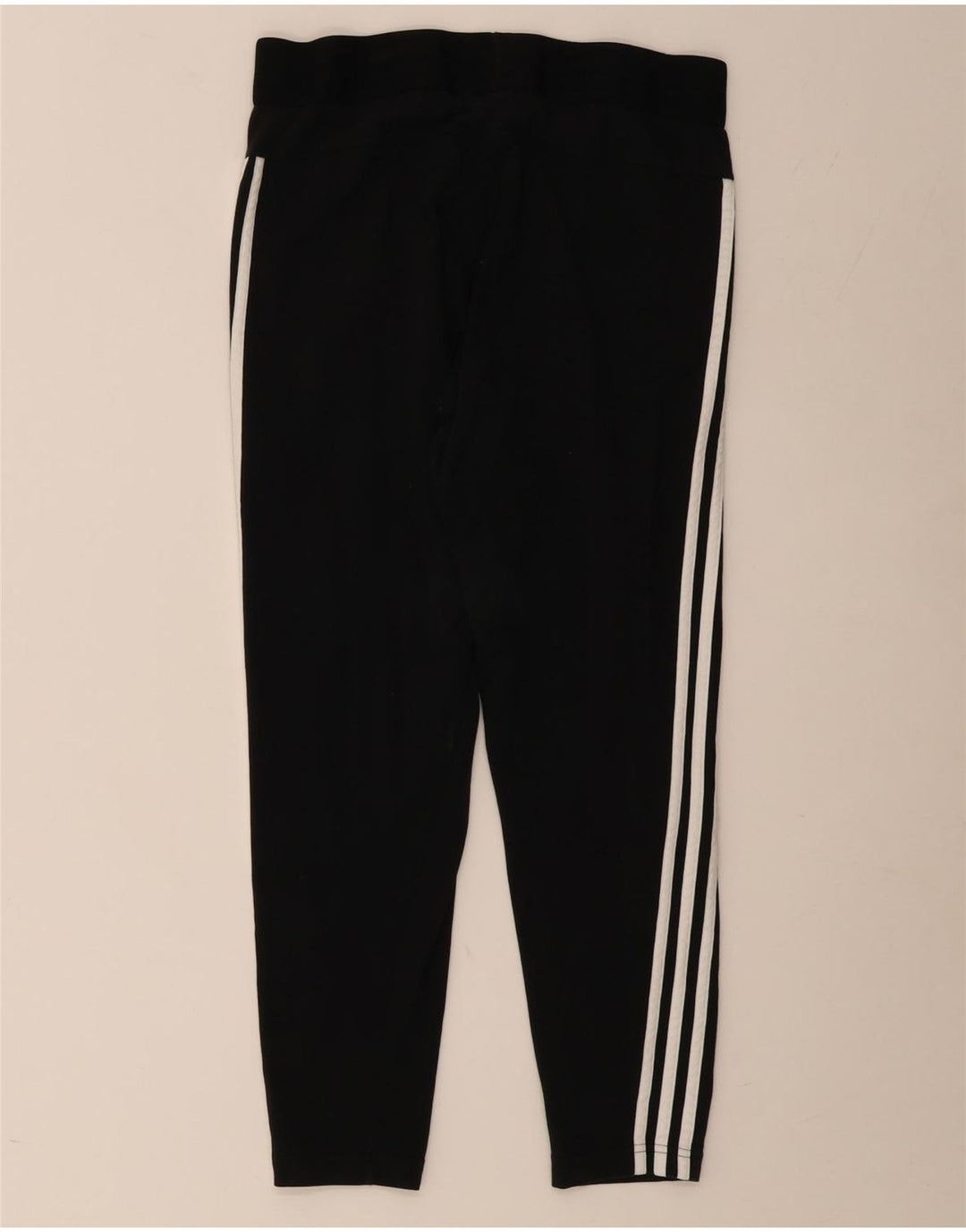 Adidas Womens Crop Leggings UK 12 Medium Black