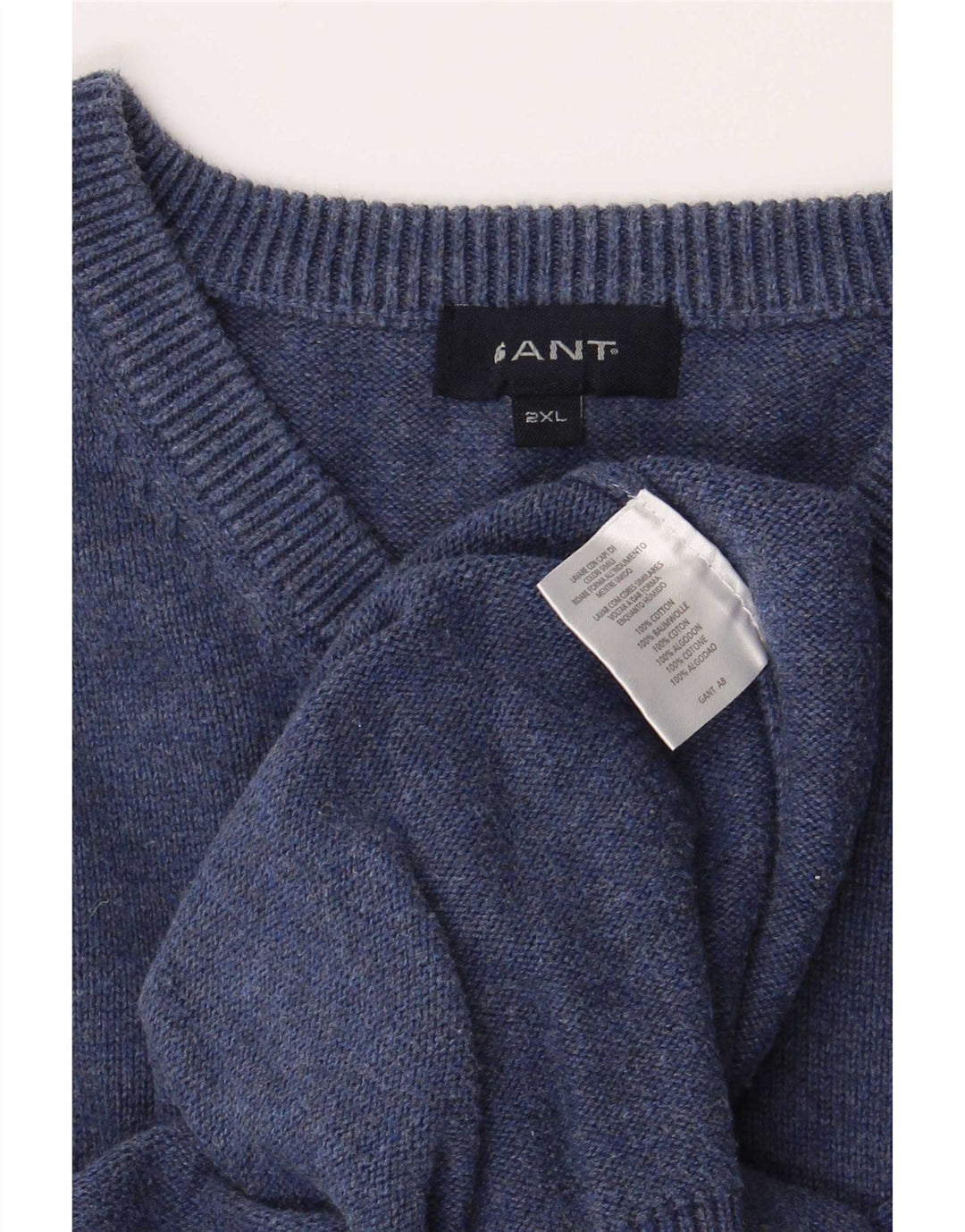 Gant herrevest tanktop 2XL marineblå bomuld