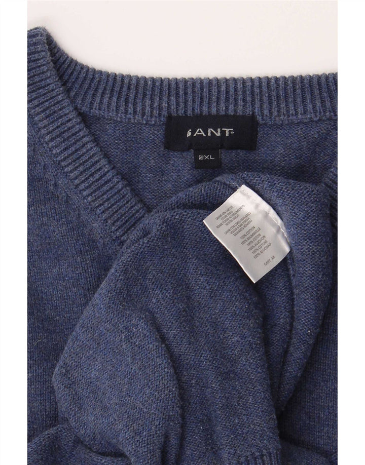 Gant herrevest tanktop 2XL marineblå bomuld