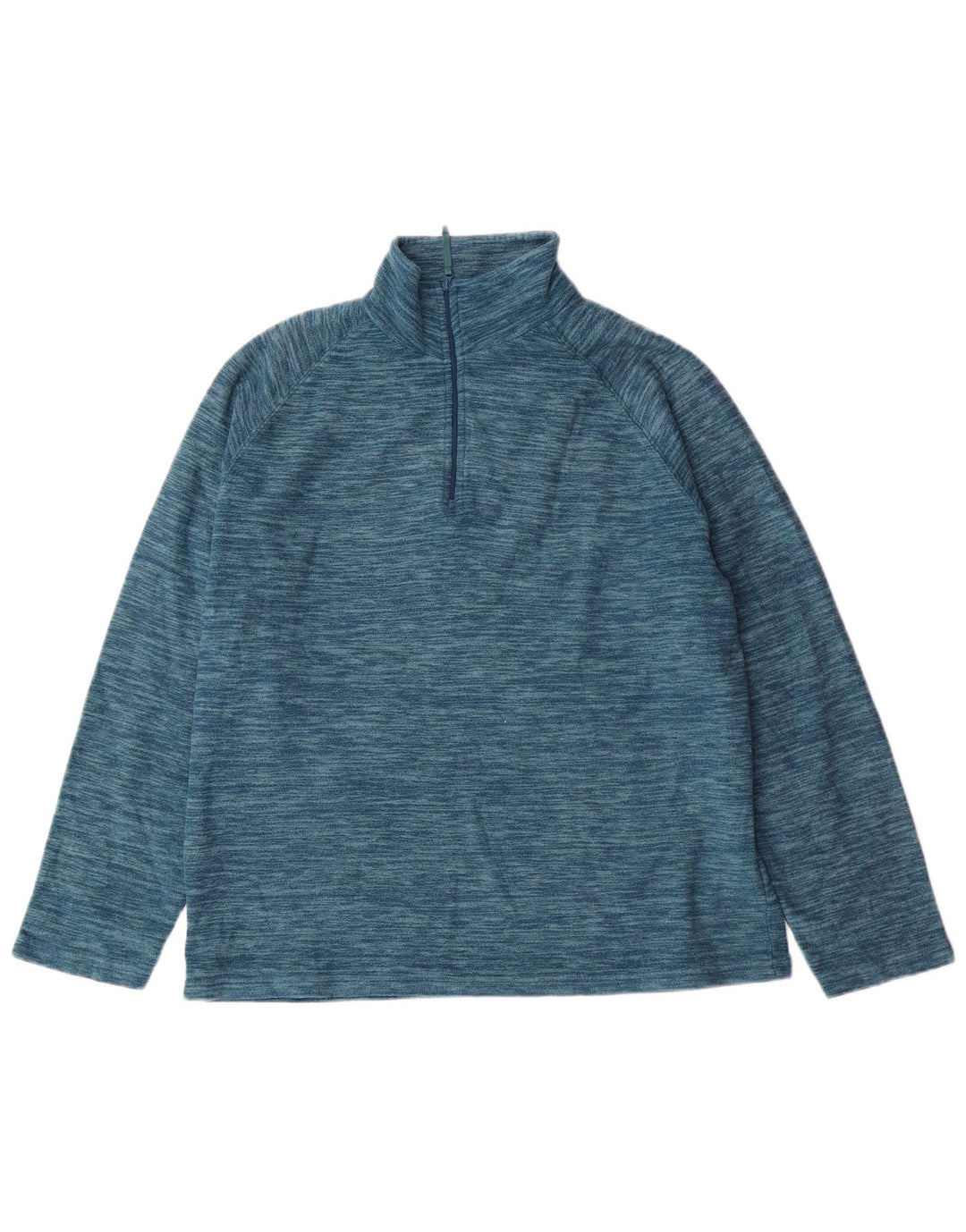 MOUNTAIN WAREHOUSE Fleecetrøje til kvinder med lynlåshals DK 14 Medium Blå Flecked