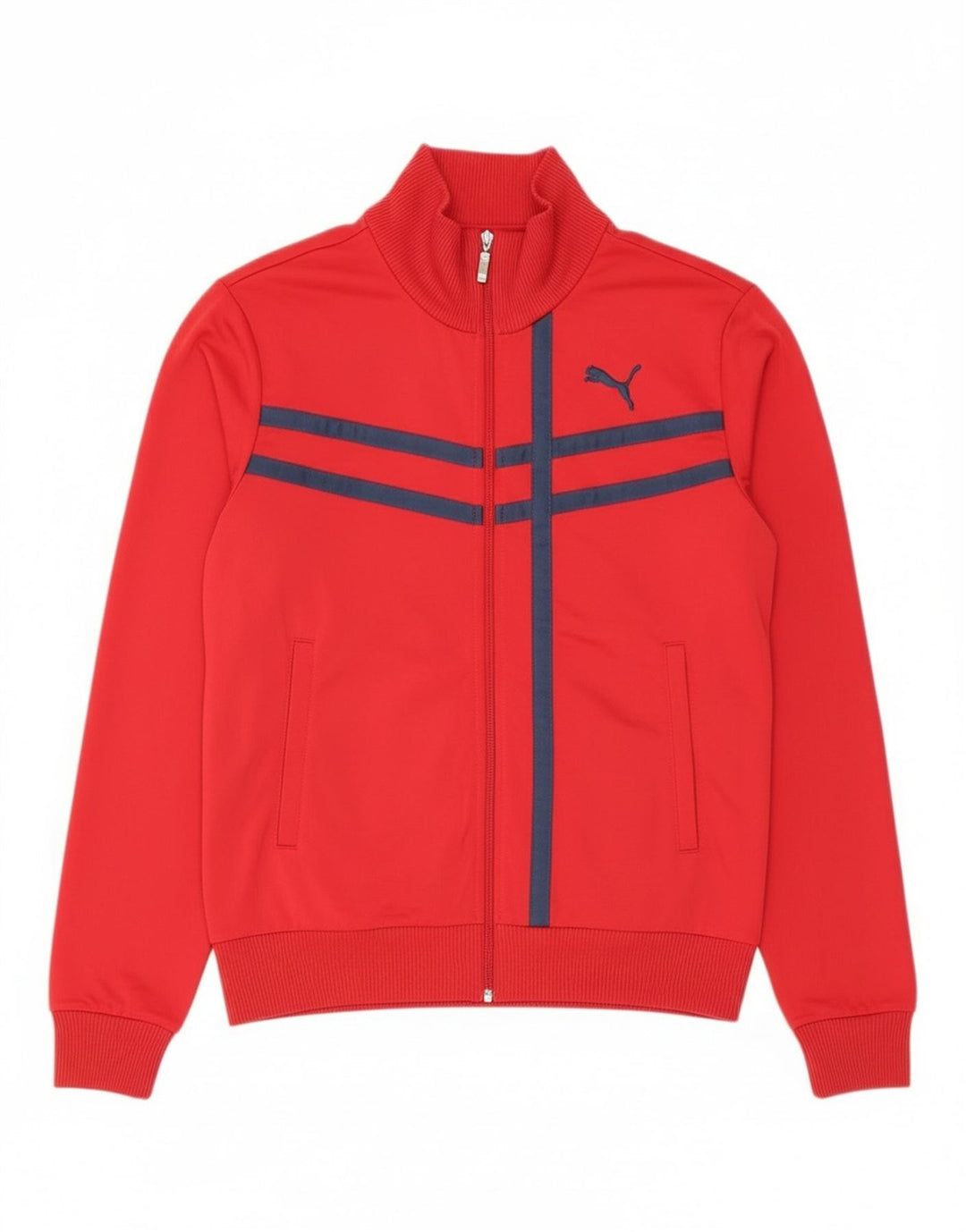 Puma Træningsdragt til mænd Top jakke Medium rød stribet polyester