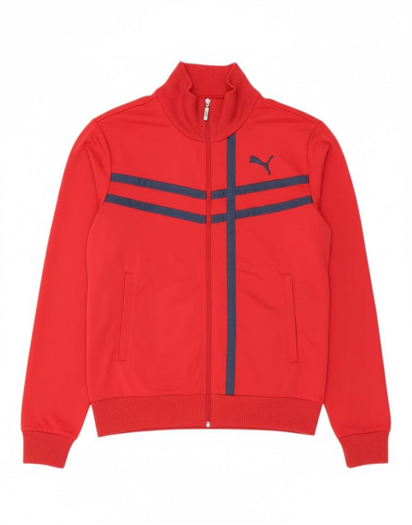 Puma Træningsdragt til mænd Top jakke Medium rød stribet polyester