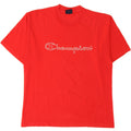 CHAMPION Mens Graphic T-Shirt Top Medium Red Vintage Champion and Second-Hand Champion from Messina Hembry 